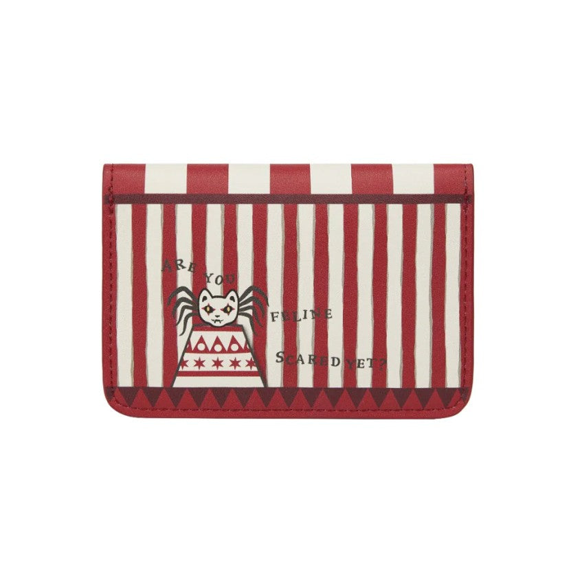 Vendula Skelecats Ghost Train Accordian Card Wallet