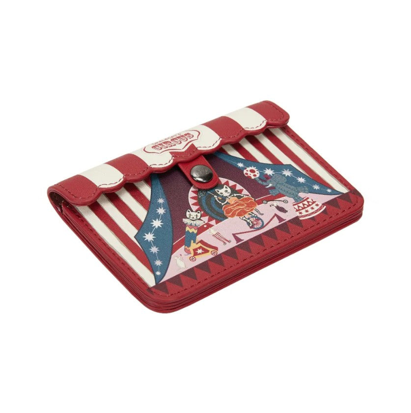 Vendula Skelecats Ghost Train Accordian Card Wallet