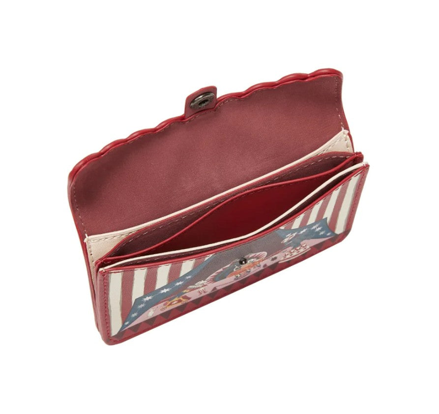 Vendula Skelecats Ghost Train Accordian Card Wallet