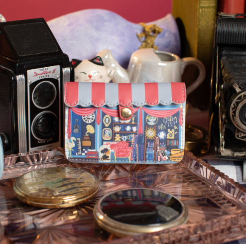 Vendula Vintage Rose Accordian Card Wallet