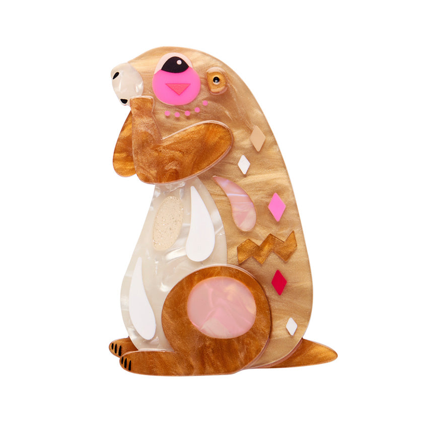 Erstwilder Pete Cromer North America The Pruden tPrairie Dog Brooch