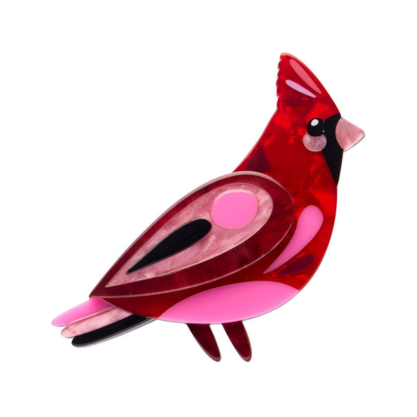 Erstwilder Pete Cromer North America The Notable Northern Cardinal Brooch