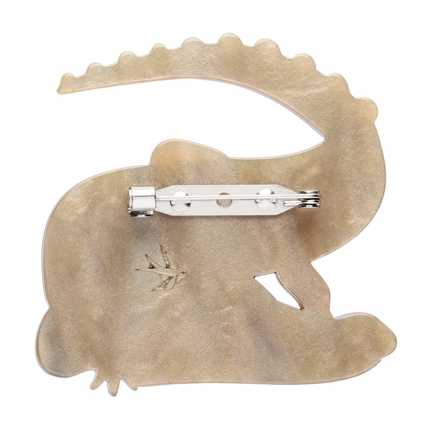 Erstwilder Australiana Crikey the Saltwater Crocodile Brooch