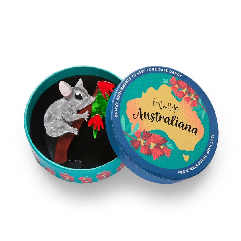 Erstwilder Australiana Penny the Possum Brooch