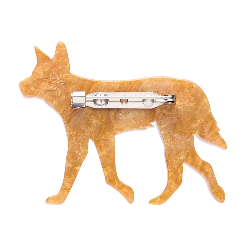 Erstwilder Australiana Dave the Dingo Brooch