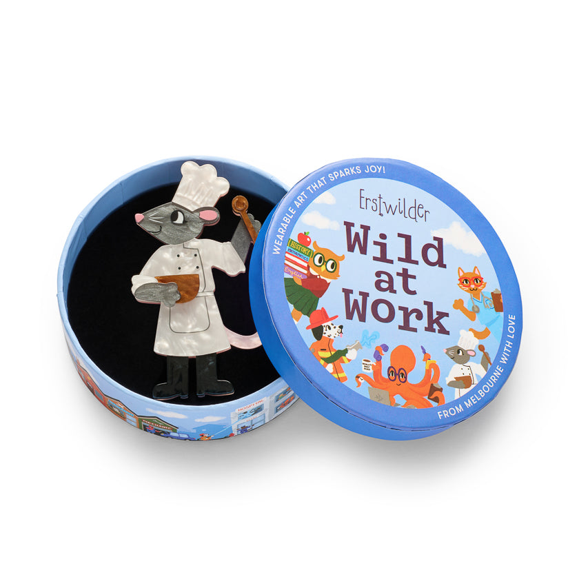Erstwilder Wild at Work Chez Raton Brooch