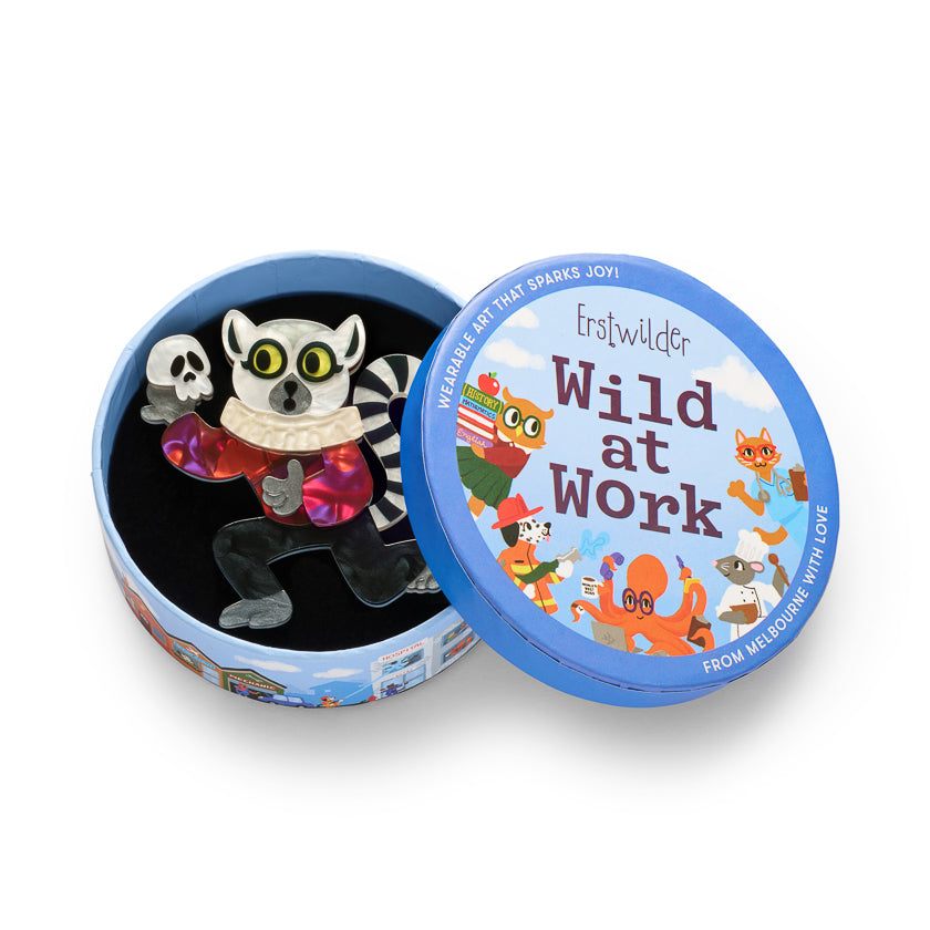 Erstwilder Wild at Work Morgans Monologue Brooch