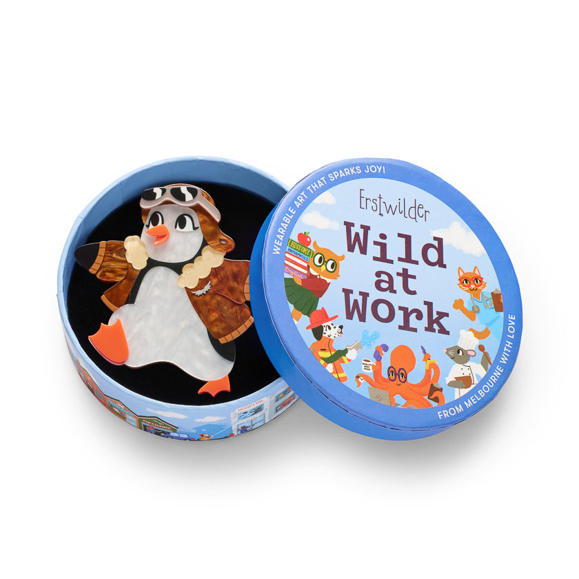 Erstwilder Wild at Work Captain Northwind Brooch