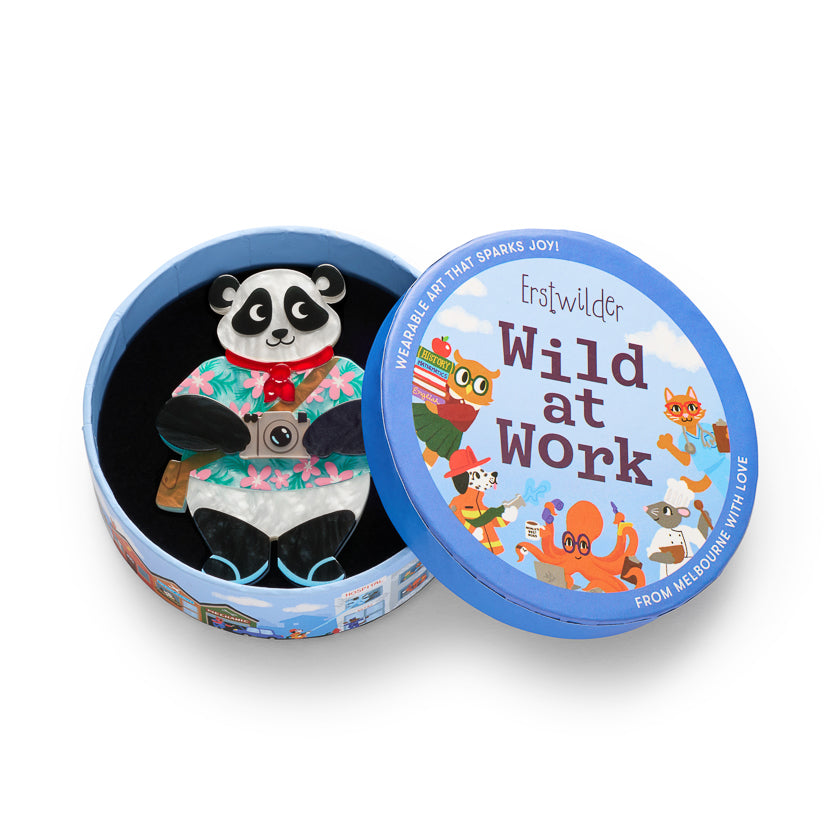Erstwilder Wild at Work Flash Forrest Brooch