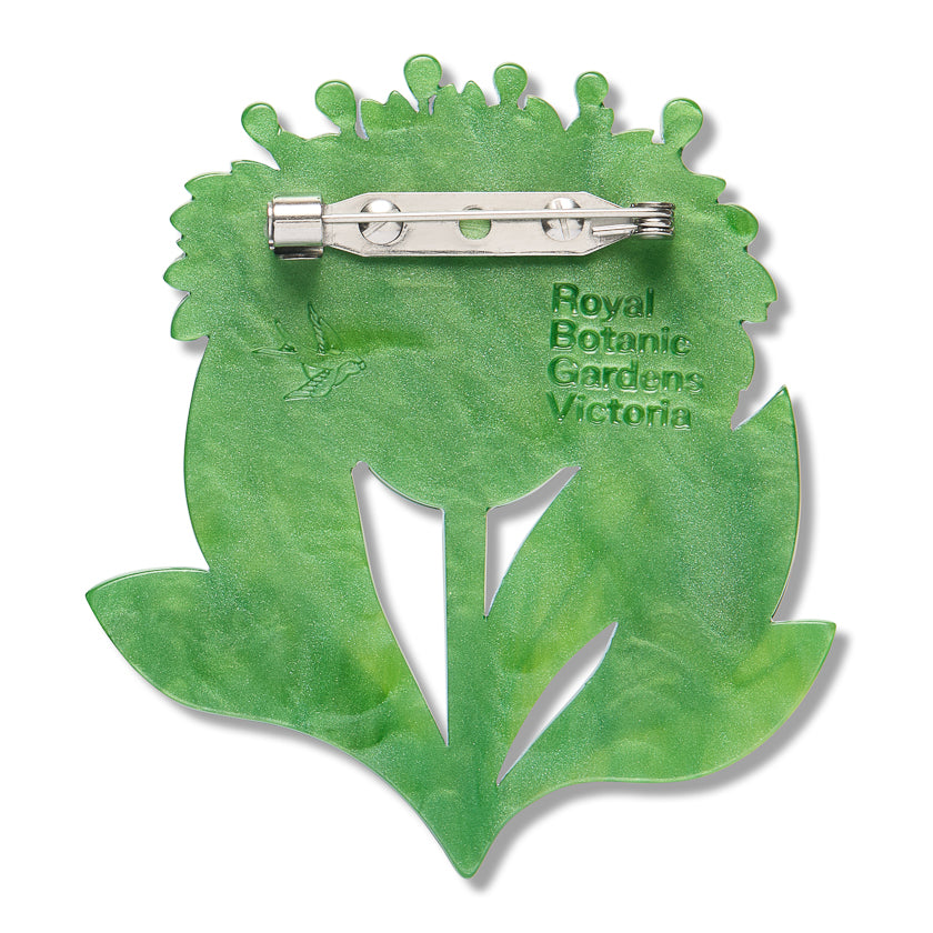 Erstwilder x Royal Botanic Gardens Victoria Blue Pincushion Brooch