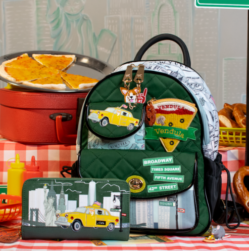 Vendula New York City Cats and Corgis Zoe Backpack
