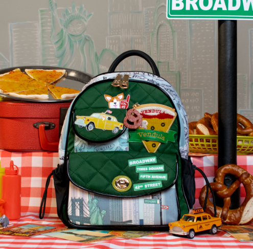 Vendula New York City Cats and Corgis Zoe Backpack