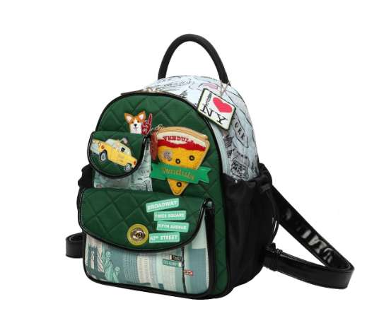 Vendula New York City Cats and Corgis Zoe Backpack