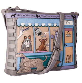 Mala Leather Beaus Pampering Parlour Cross Body Bag