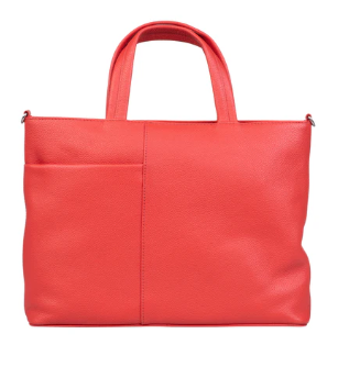 Mala Leather Bertie Grab Bag Red