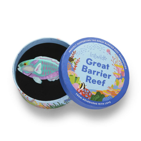 Erstwilder Great Barrier Reef Bleekers Parrotfish Brooch