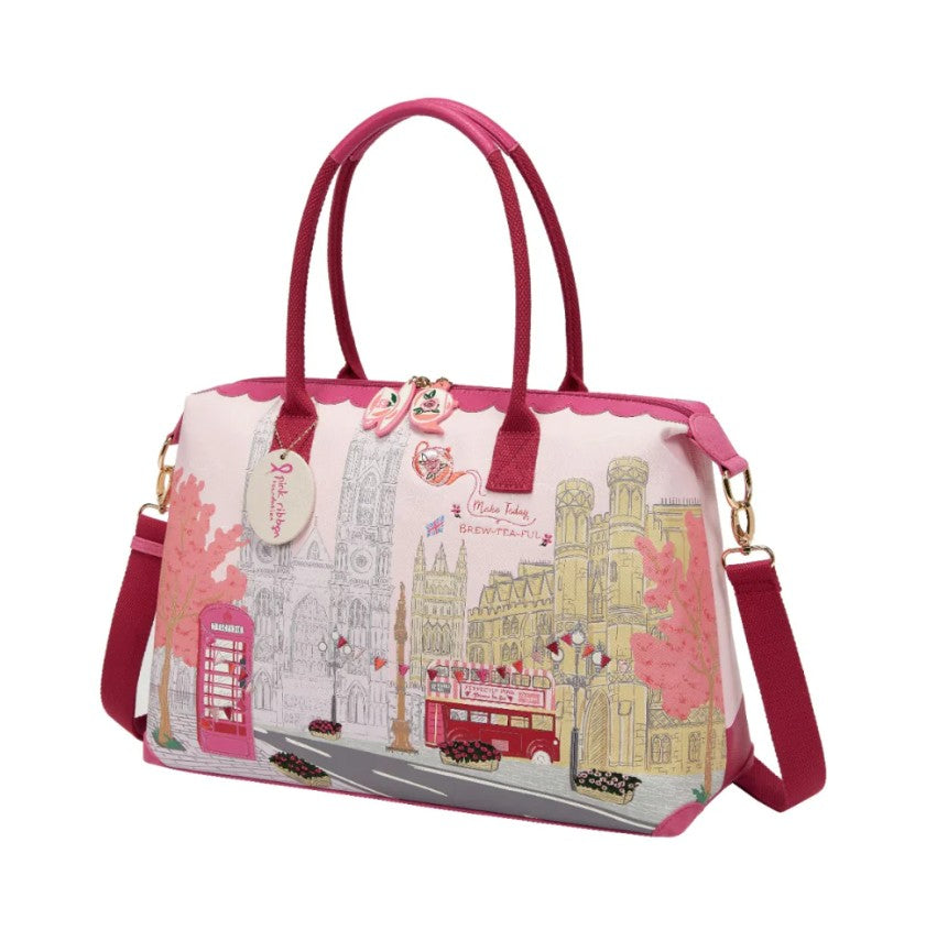 Vendula Perfectly Pink Afternoon Tea Bus Bonnie Weekender