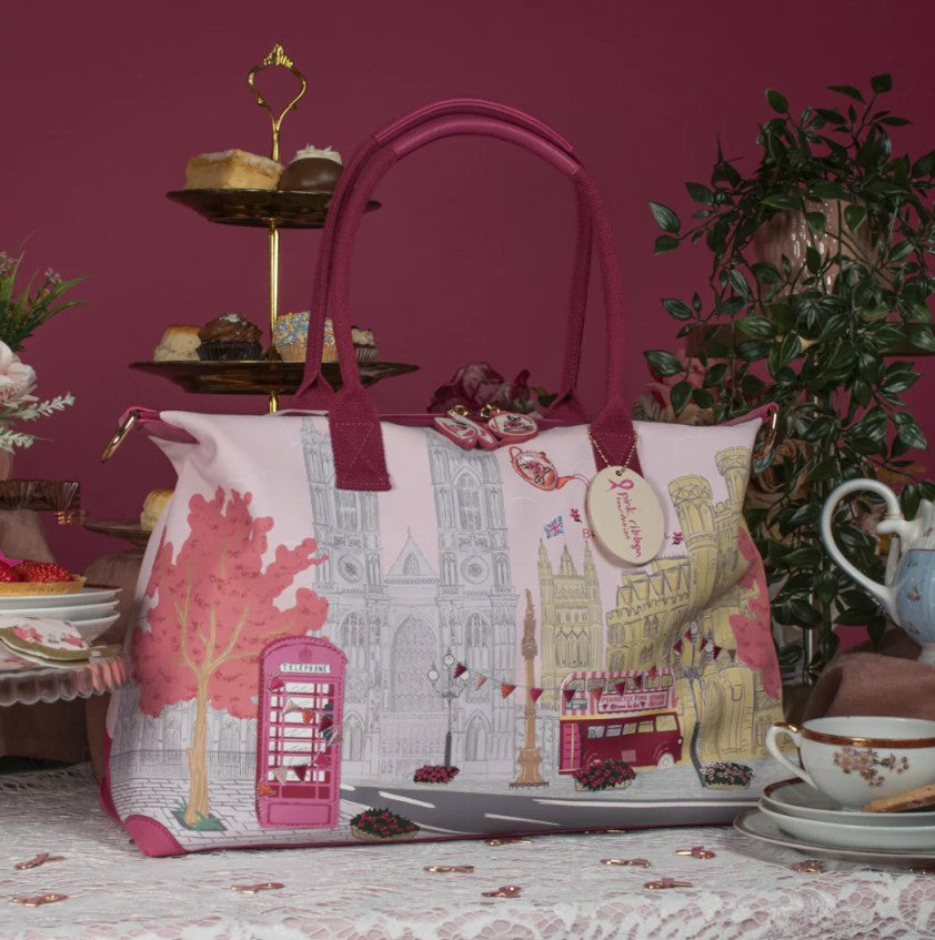 Vendula Perfectly Pink Afternoon Tea Bus Bonnie Weekender