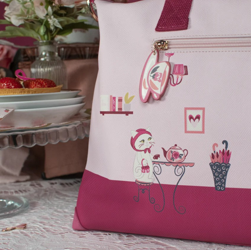 Vendula Perfectly Pink Afternoon Tea Bus Bonnie Weekender