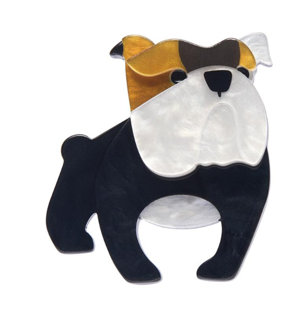 Erstwilder Boof Bulldog Mini Brooch