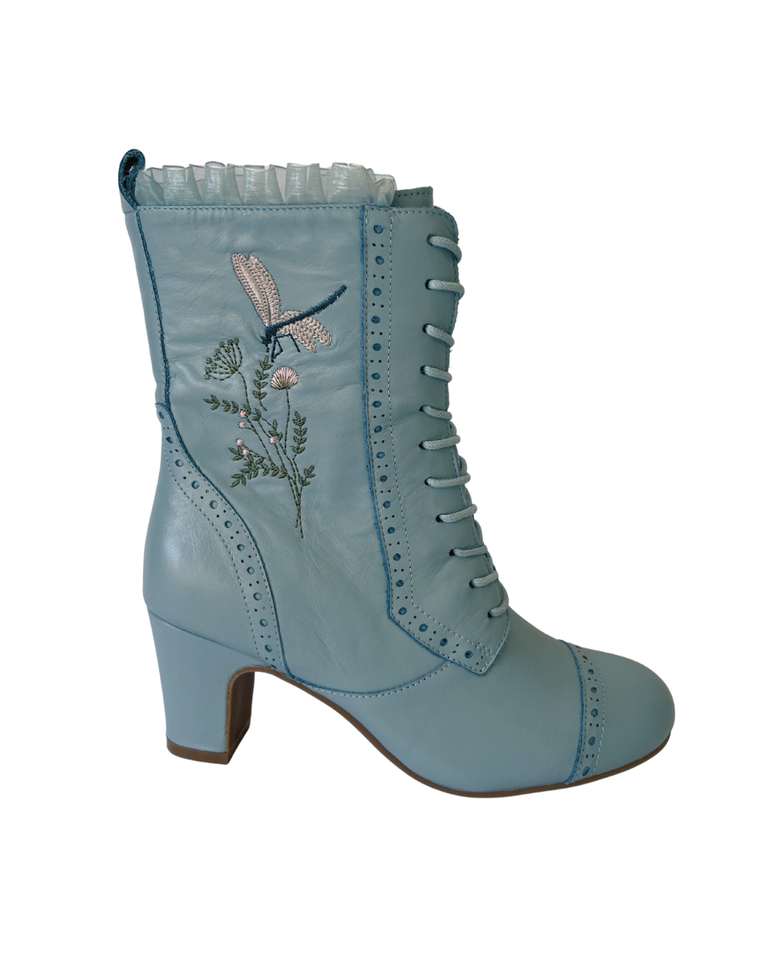 The Vibe is Damselfly Soft Blue Boots