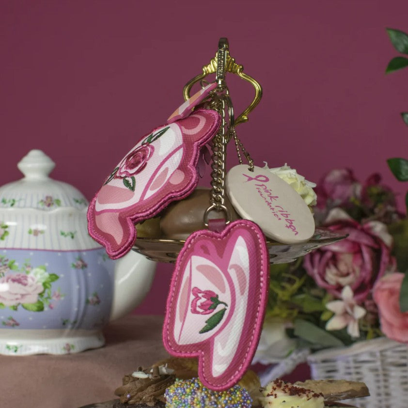 Vendula Perfectly Pink Afternoon Tea Bus key Charm