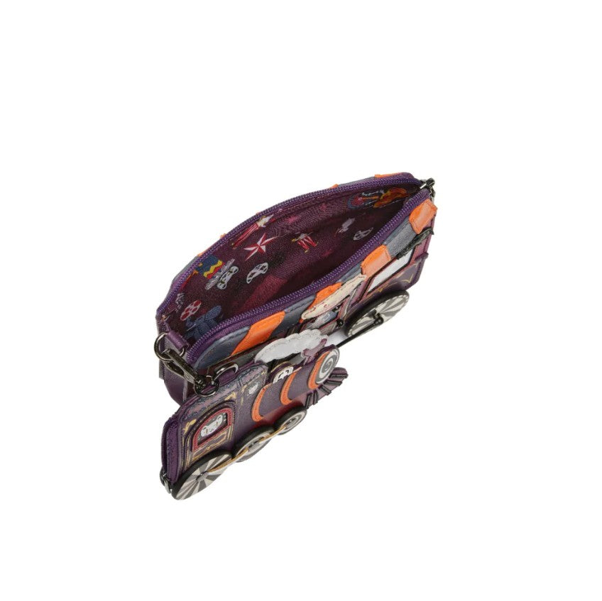 Vendula Skelecats Ghost Train Charm Novelty Bag
