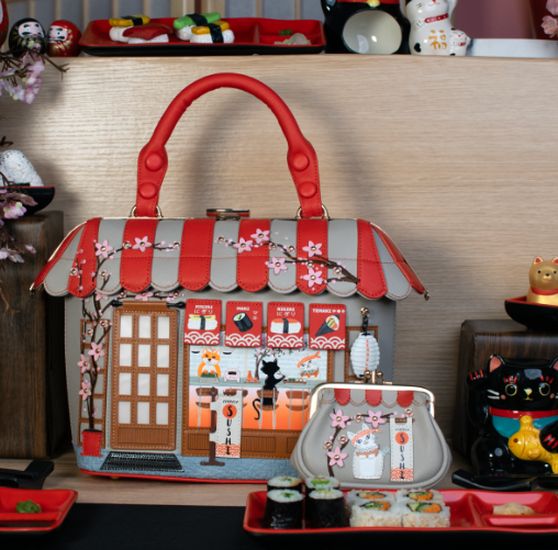 PREORDER Vendula Sushi Grey Edition Clipper Coin Purse