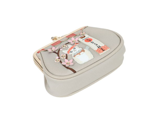 Vendula Sushi Grey Edition Clipper Coin Purse