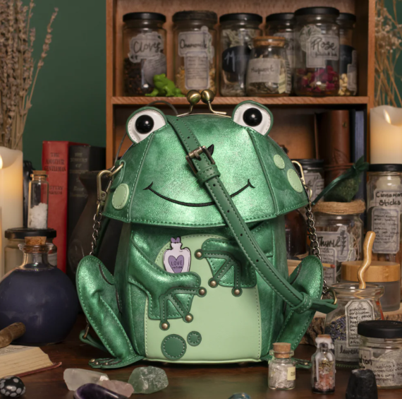 Vendula Witches Pantry Clipper Frog Bag