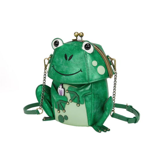 Vendula Witches Pantry Clipper Frog Bag