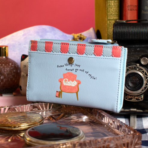 Vendula Vintage Rose Compact Folding Wallet