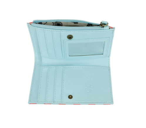 Vendula Vintage Rose Compact Folding Wallet