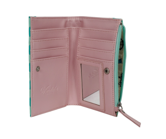 Vendula Bubble Cats Laundromat Compact Folding Wallet