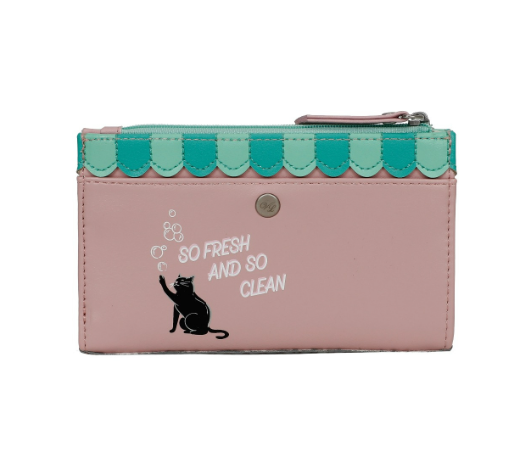 Vendula Bubble Cats Laundromat Compact Folding Wallet