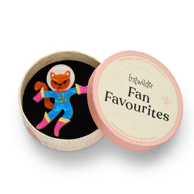 Erstwilder Fan Favs Cosmic Kitty Brooch