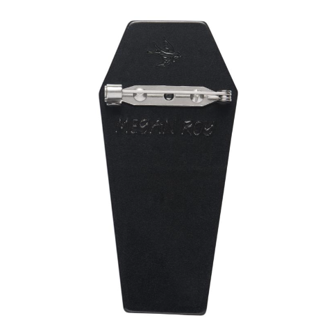 Erstwilder Megan Roy Haunted at Heart Cosy Coffin Brooch