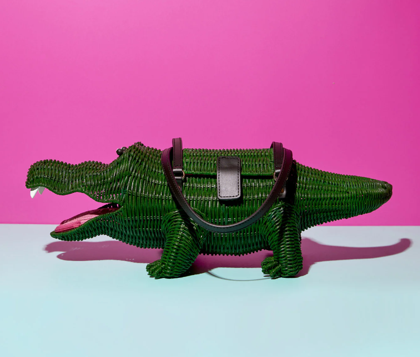 Wicker Darling Crocogator the Crocodile Bag