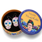 Erstwilder Frida Kahlo Dia De Los Muertos Drop Earrings