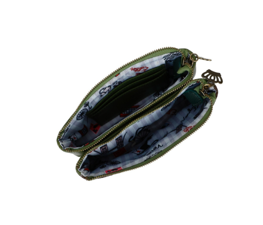 Vendula The Queen Elizabeth Pub Double Zipper Coin Purse