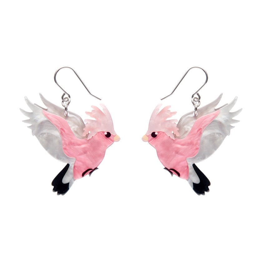 Erstwilder Australiana Gertie the Galah Earrings