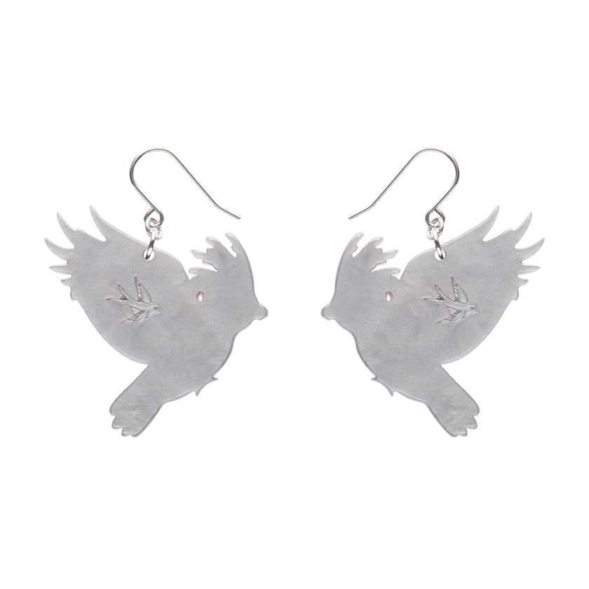 Erstwilder Australiana Gertie the Galah Earrings