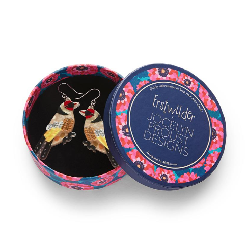 Erstwilder Jocelyn Proust Go For Goldfinch Drop Earrings