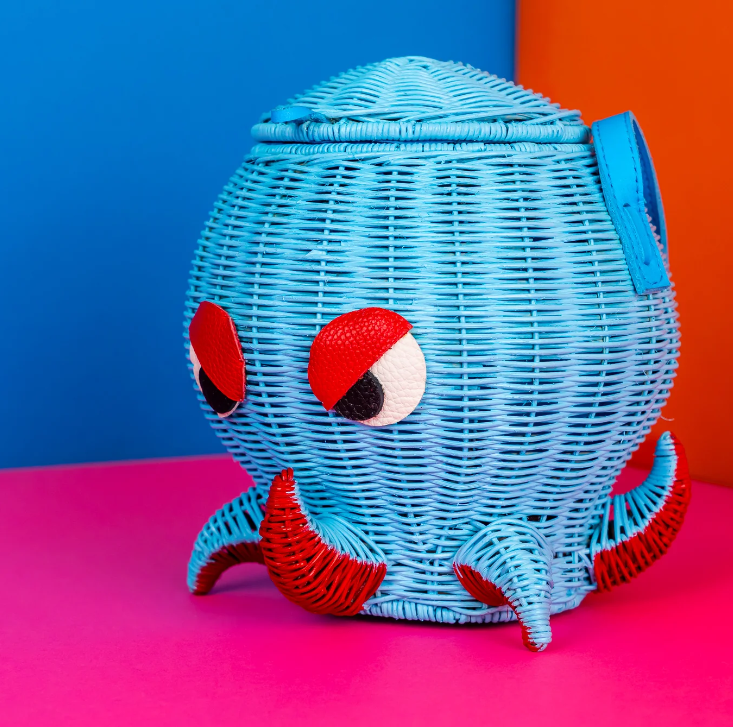 Wicker Darling Edna the Mini Octopurse Bag