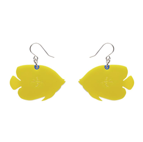 Erstwilder Great Barrier Reef Emperor Angelfish Drop Earrings