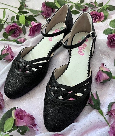 The Vibe is Enchanted in Black Sparkles