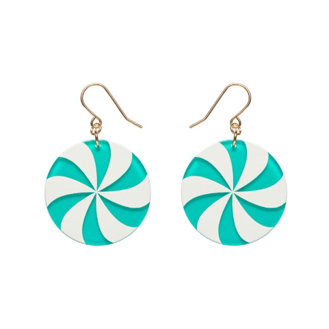 Erstwilder Lollies Drop Earrings Green