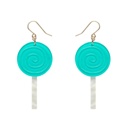 Erstwilder Lollypop Drop Earrings Green