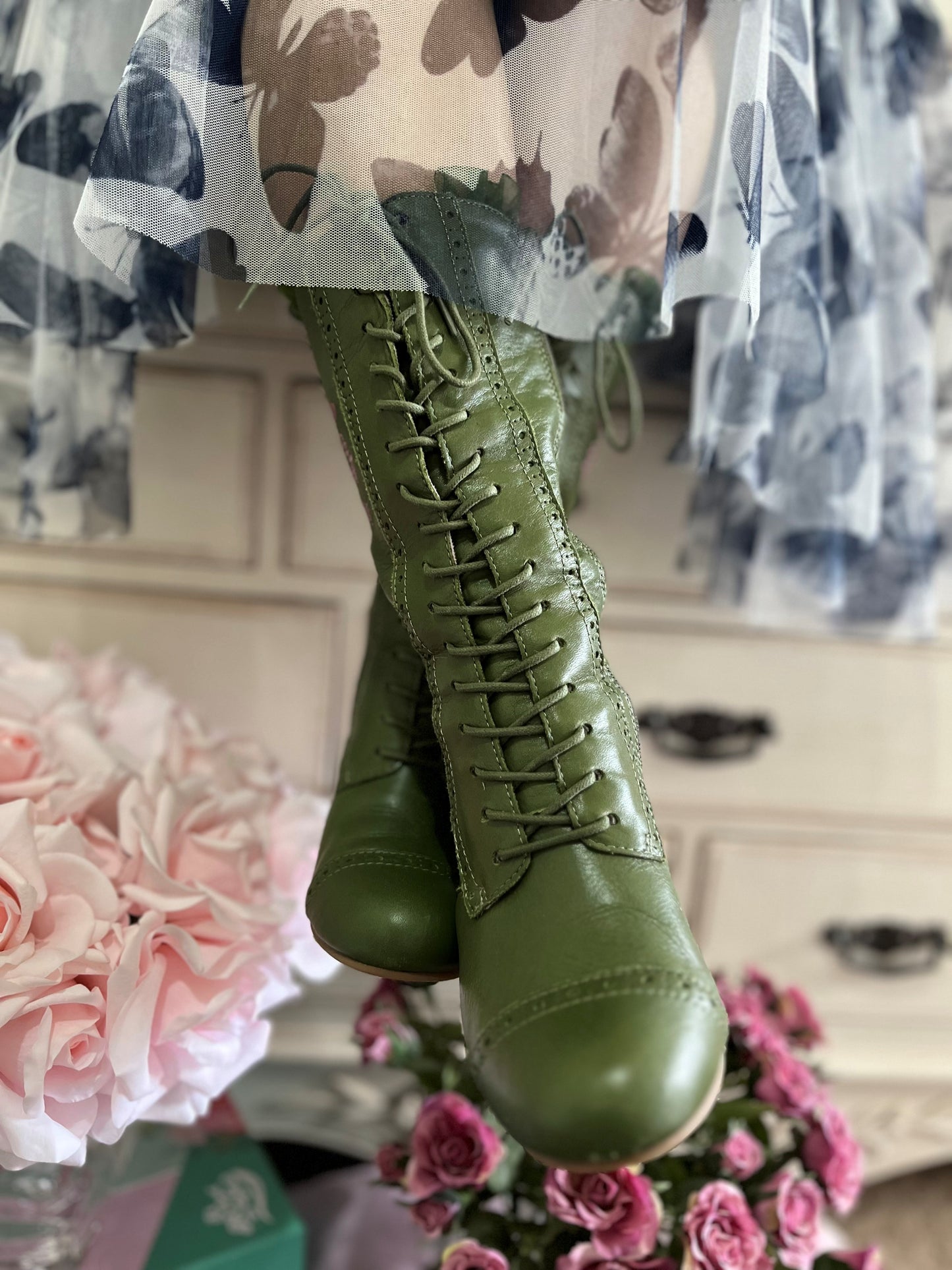The Vibe is Farfalla Olive Green