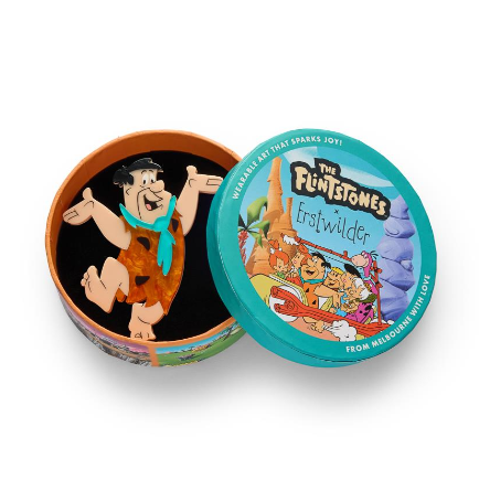 Erstwilder x Hanna Barbera Fred Flinstone Brooch